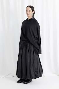 Cocoon Skirt | Black