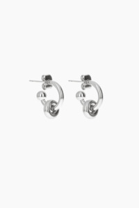 Ethan Earrings | Palladium