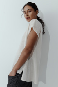 Knitwear: Louie Vest | Ice Cream