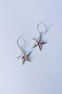 Star Earrings | Silver/Zircon
