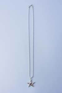 Bebe Mae: Star Pendant | Silver/Sapphire