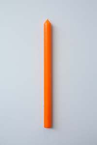 National Candles: Household Taper Candle | Orange