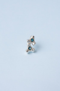Double Knuckle Stud | London Topaz