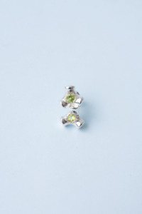 Double Knuckle Stud | Peridot