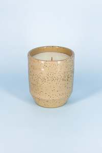 Homewares: Bergamot & Neroli Ceramic Candle | Crema