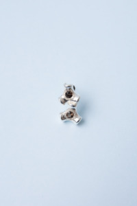 Double Knuckle Stud | Smoky Quartz