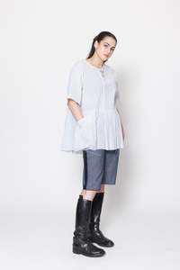 Sale Company Of Strangers: Panic Tee | White Stripe