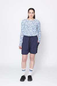 Sale Company Of Strangers: Persona Shorts | Navy Stripe