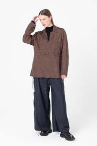 Hotel Jacket | Cacao Jacquard