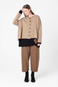 Products: Fine Line Cardigan | Biscuit