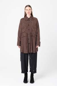 Facts Shirtdress | Cacao Jacquard