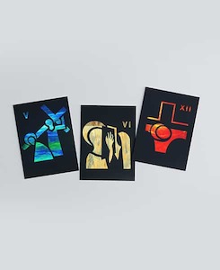 Stations of the Cross greeting card – set of 5