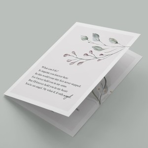 Products: What can I do A6 card