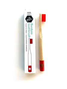 Personal Care: Nil Bamboo Toothbrush - Child Red