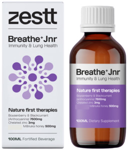 Supplements: ZESTT Breath+ Jnr 100mL