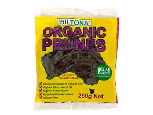 Grocery Baking: Hilltona Organic Prunes 250g