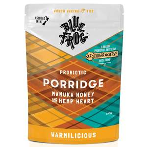 Grocery Cereal: Blue Frog Probiotic Porridge - Manuka Honey & Hemp Heart 360g