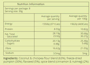 Dr Julie's Kitchen - Baby Porridge with Pumpkin 60g