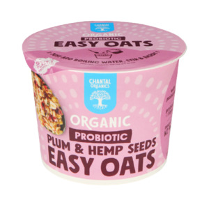 Grocery Cereal: Chantal Plum & Hemp Easy Oats 65g