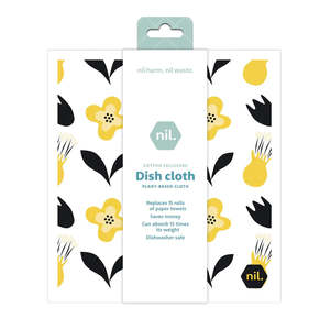 Nil Eco Dish Cloth - Yellow Flower