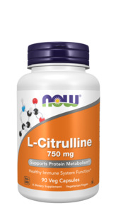 Supplements Immune Support: Now L-Citrulline 750mg - 90's