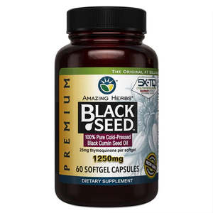 Amazing Herbs - Black Seed 1250mg 60's