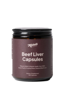 Supplements Immune Support: Mitchells Beef Liver 150 cap
