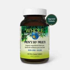 Supplements Mens Health: Whole Earth Mens 50+ Multi 60's