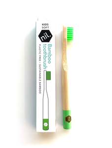 Household 1: Nil Bamboo Toothbrush - Child Green