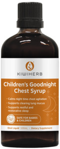 Kiwiherb Children's Goodnight Chest Syrup 100ml
