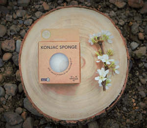 Cleansing Care: Nudi Point Konjac Facial Sponge - Natural