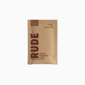 Coffee And Coffee Alternatives: Rude Coffee Unsweetened Single Sachet