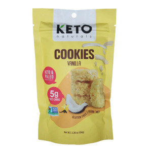 Keto Naturals Cookies - Vanilla 64g