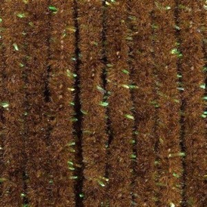 Flytackle Wooly Bugger Antron Chenille - Medium - Rusty Brown