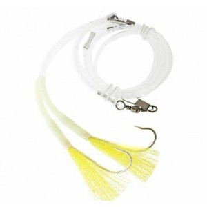 Bite Heavy Duty Flasher Long Shank Cod Rig Chartreuse