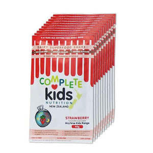 Anytime Kids Strawberry - On the Go Pack of 10 Sachets (45g each)