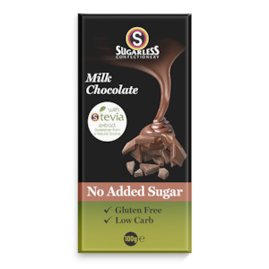 Sugar Free Confectionaries: Sugar-Free Milk Chocolate 100g