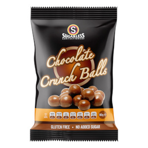 Sugar Free Confectionaries: Sugar-Free Chocolate Crunch Balls- 90g