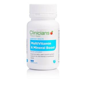 Products: Multivitamin and Mineral Boost (180 capsules)