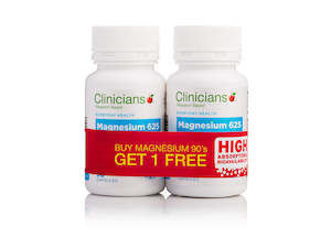 Magnesium 625 BUY ONE GET ONE FREE (90 Capsules)
