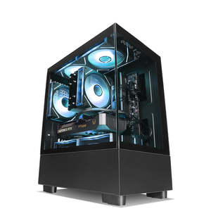 Core Series Gaming Pc: Qubit NEX RTX 5060 Ryzen 5 7500F Gaming PC - BLACK