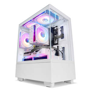 Core Series Gaming Pc: Qubit AMP RTX 5060 Ti 16GB Ryzen 5 7500F Gaming PC - WHITE