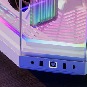 Case Accessories: Hyte Noodle LN60 2nd Gen Light Strip + LS10 + NP50 Bundle - White