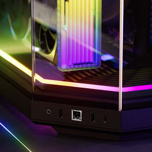 Hyte Noodle LN60 2nd Gen Light Strip + LS10 + NP50 Bundle - Black