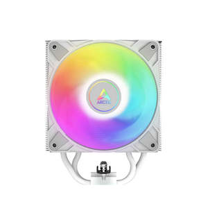 Cpu Air Cooling: Arctic Freezer 36 A-RGB Single Tower Dual Fan CPU Cooler - White