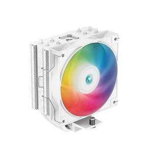Cpu Air Cooling: Deepcool AG400 ARGB CPU Cooler - White