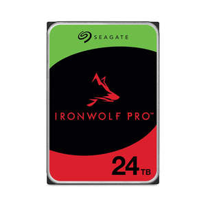 Storage: Seagate Ironwolf Pro 24TB NAS Hard Drive (ST24000NT002)