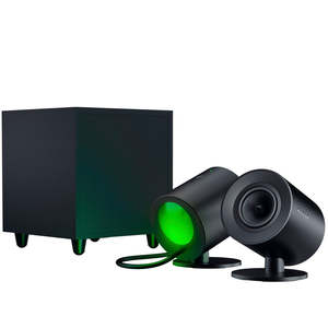 Gaming Speakers: Razer Nommo V2 Full-Range 2.1 PC Gaming Speakers with Wired Subwoofer
