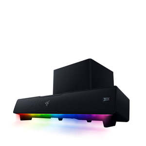Gaming Speakers: Razer Leviathan V2 PC Gaming Sound Bar with Subwoofer