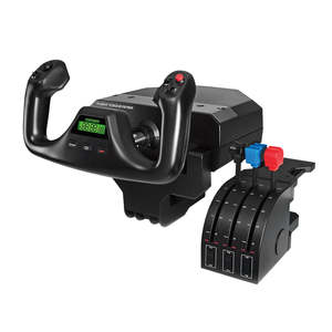 Logitech G Pro Flight Yoke System Professional Simulation Yoke and Throttle Quadrant